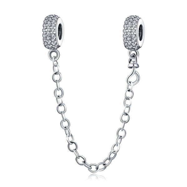 Sterling Silver Safety Chain Charm