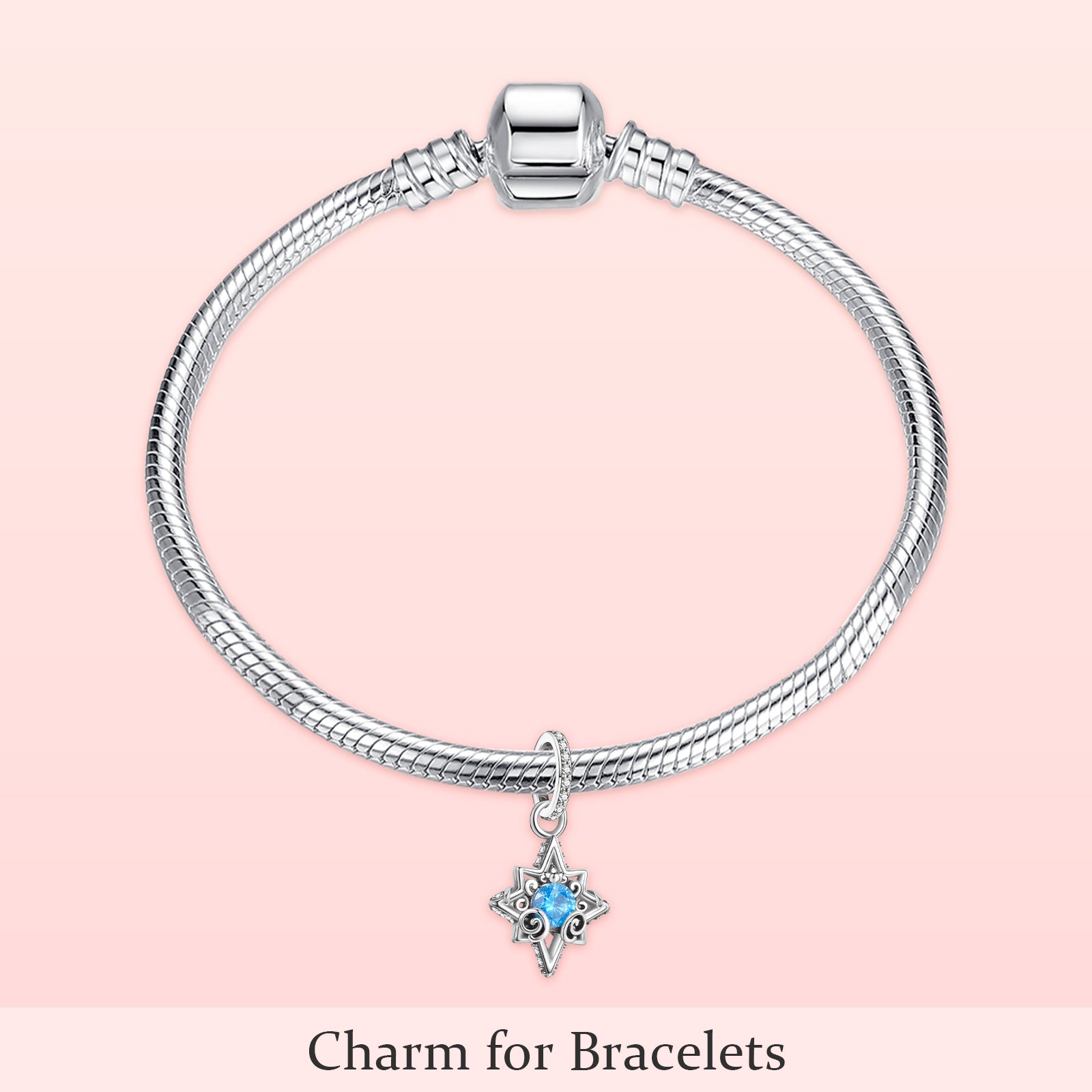 Star Gem Sterling Silver Charms