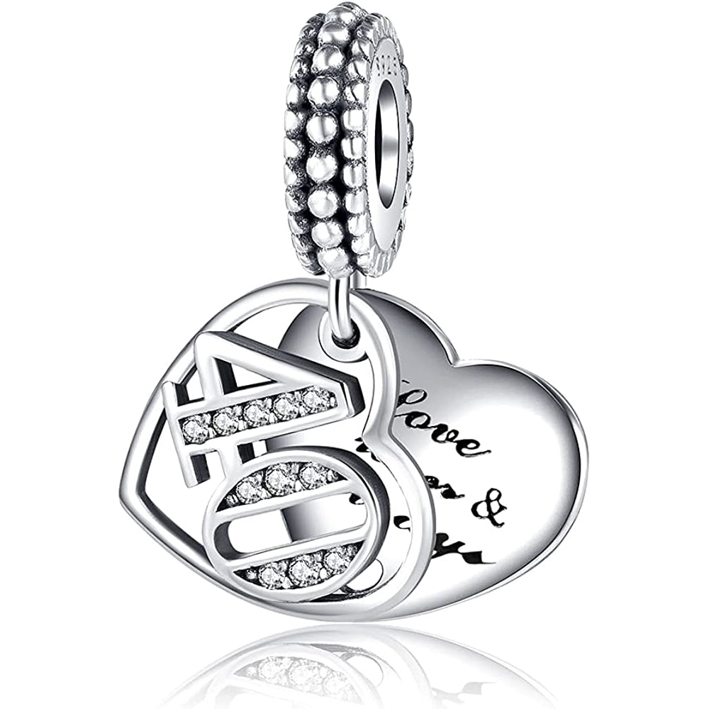 Birthday Numbers of Love Dangle Charms - NINGAN