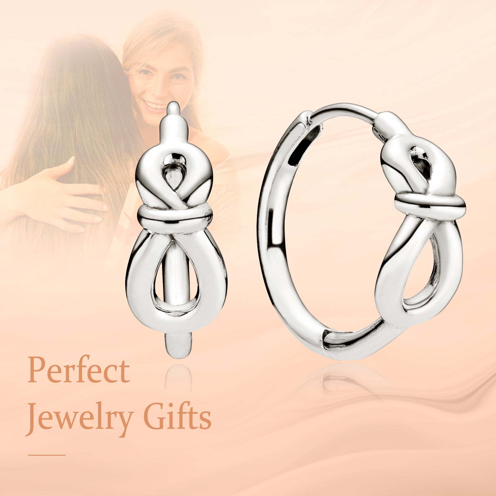 Infinity Hoop Earrings