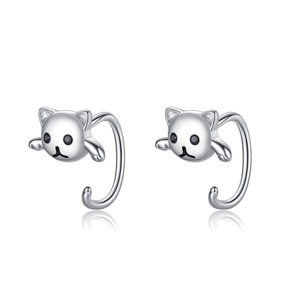 Cute Cat Drop Earrings - NINGAN