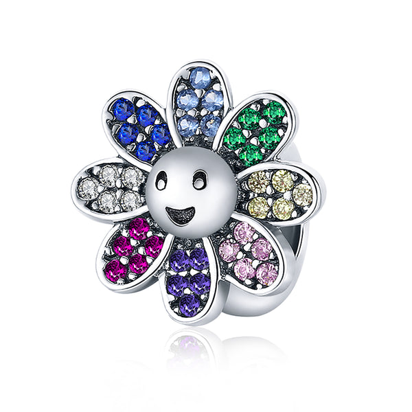 Colorful Sun Flower Charms