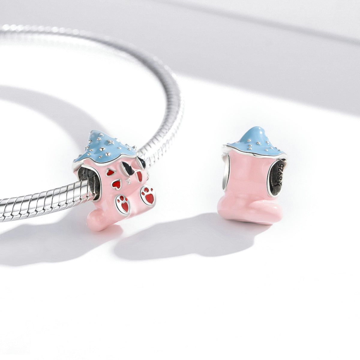 Pink Bear Charms
